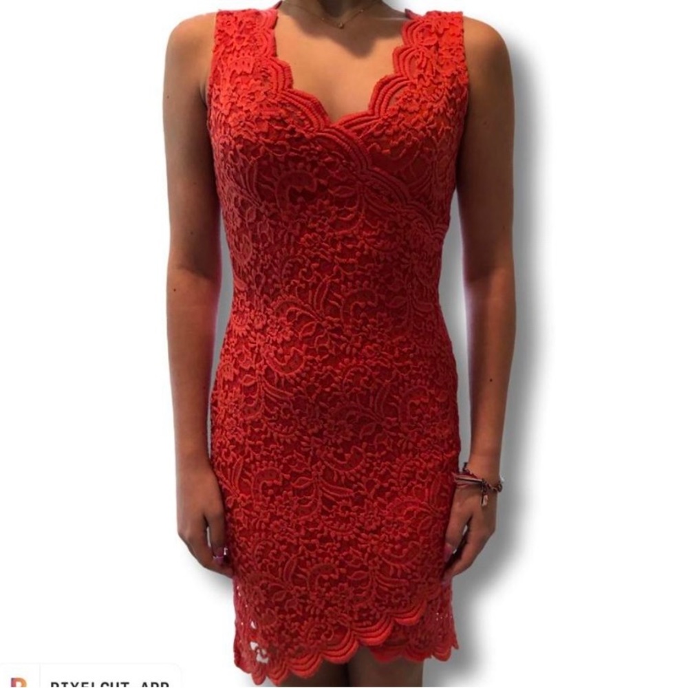 Suzy Shier lace dress size XS works for a small as well